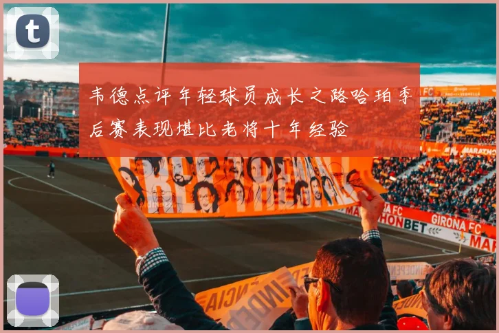 韦德点评年轻球员成长之路哈珀季后赛表现堪比老将十年经验